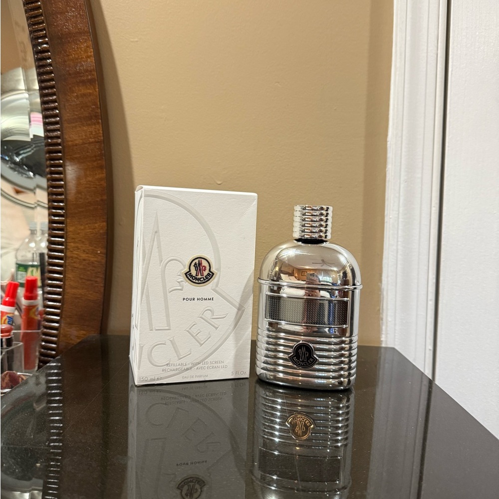 Moncler Silver Perfume Bottle